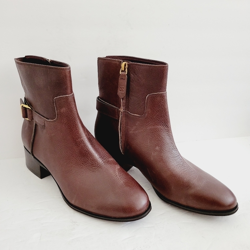 Franco Sarto Joanne Round Toe Ankle Bootie Size 8.5